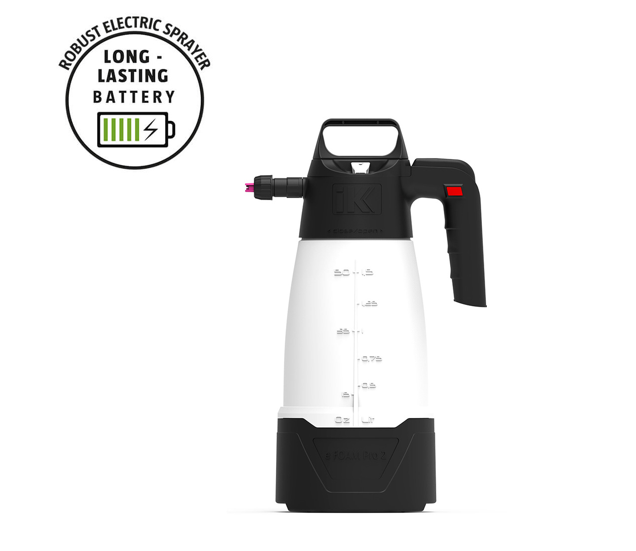 IK E-Foam Pro 2 accu foamer 1.5 Liter - Polijstweb.nl